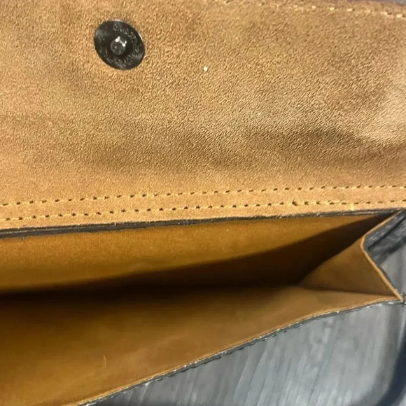 PATRICIA NASH Cassano Italian leather Smoke Python Like New Purse - Picture 11 of 11